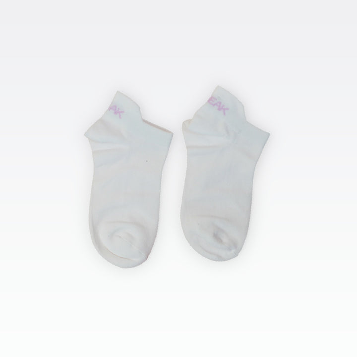 Peak Low Cut Socks (3 In 1) White/Black
