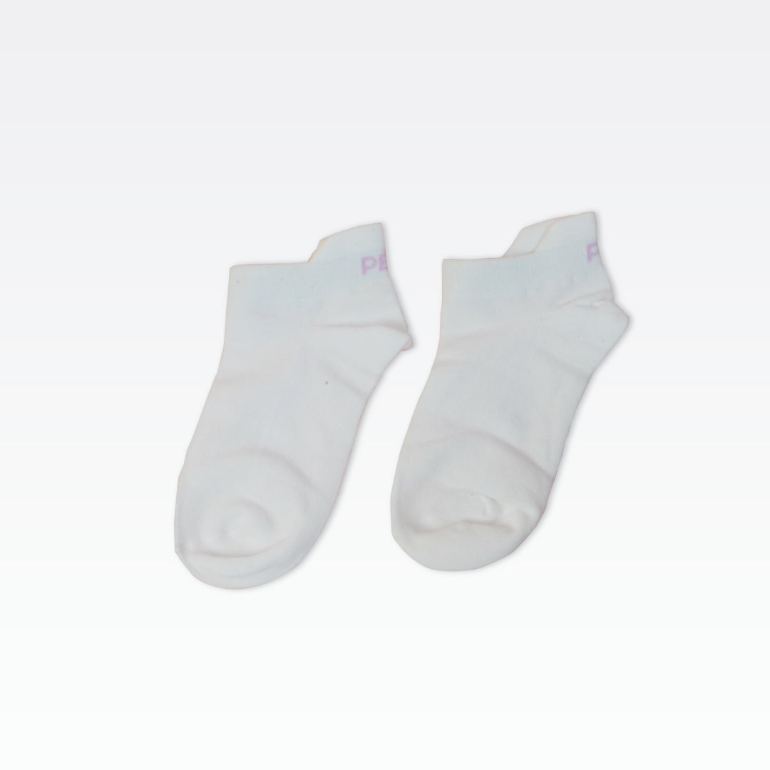 Peak Low Cut Socks (3 In 1) White/Black
