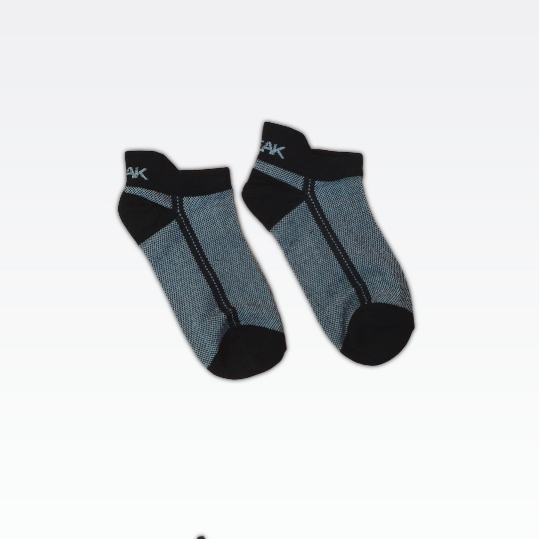 Peak Low Cut Socks (3 In 1) White/Black