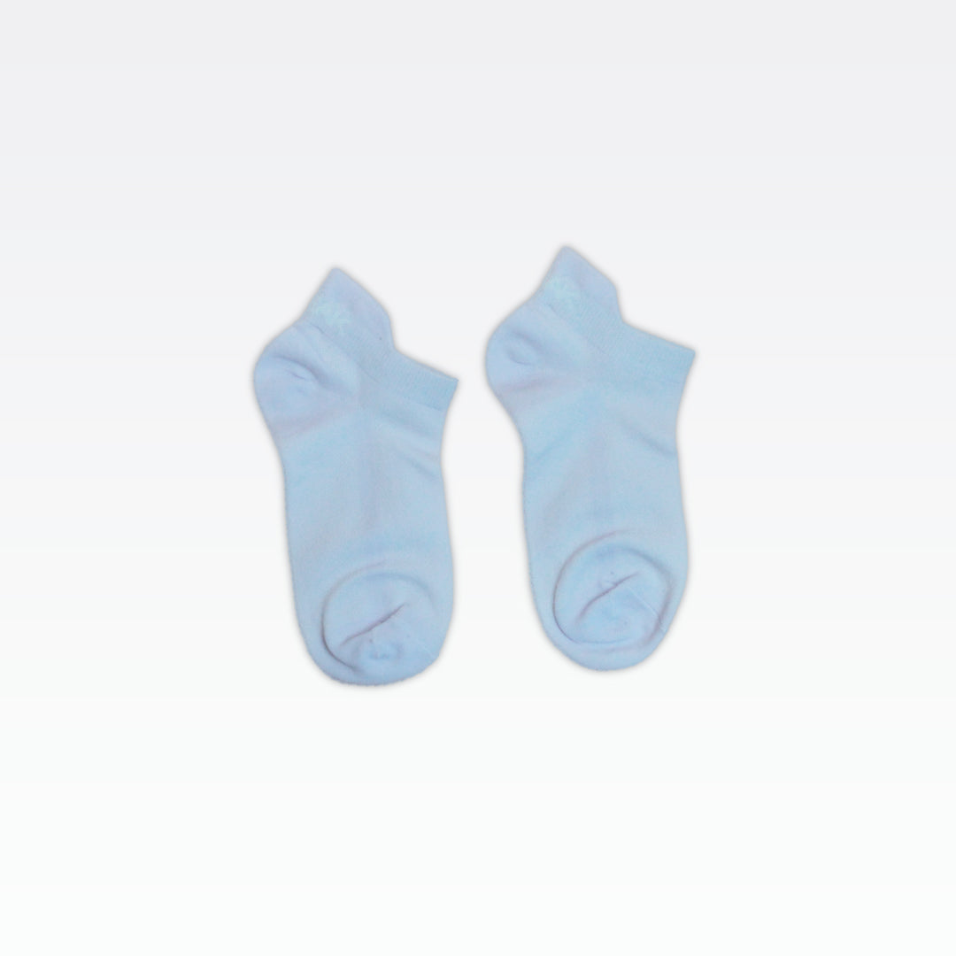 Peak Low Cut Socks (3 In 1) Pink/Sky Blue