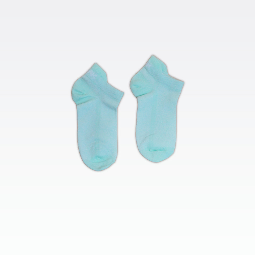 Peak Low Cut Socks (3 In 1) Pink/Sky Blue