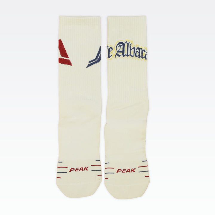 Peak Stretch High Cut Socks White