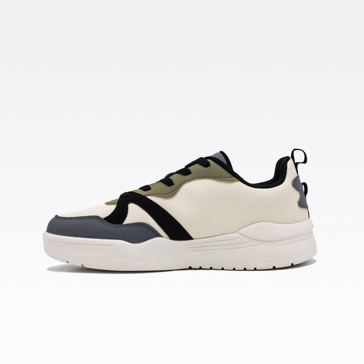 Peak Casual Shoes Off White Dark Grey