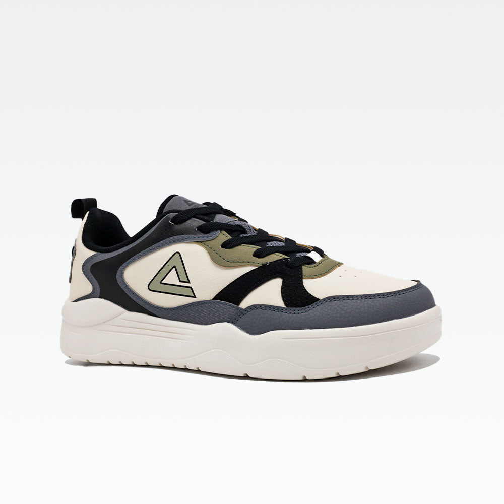 Peak Casual Shoes Off White Dark Grey