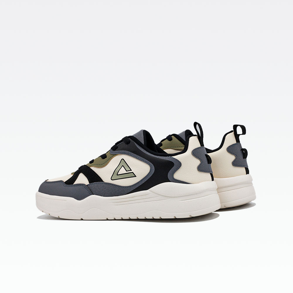 Peak Casual Shoes Off White Dark Grey