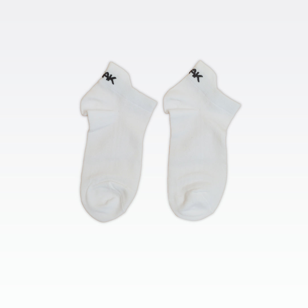 Peak Low Cut Socks (3 In 1) White/Khaki