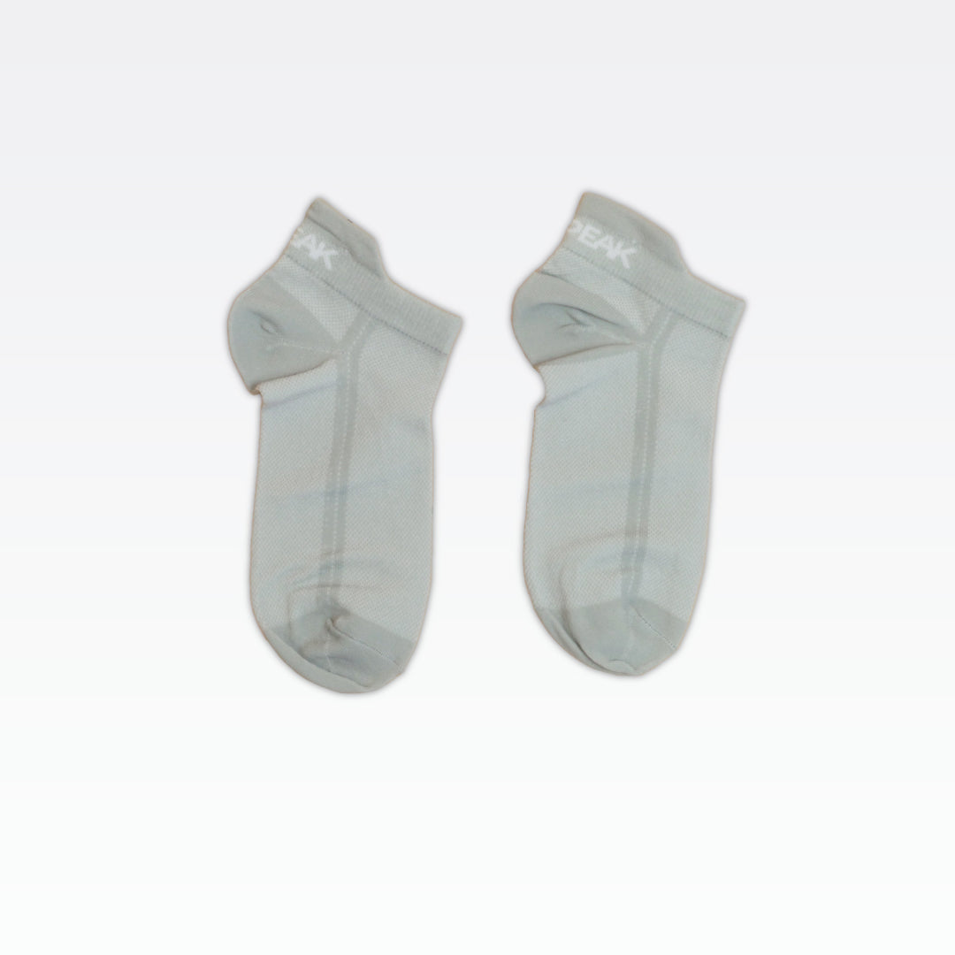 Peak Low Cut Socks (3 In 1) White/Khaki