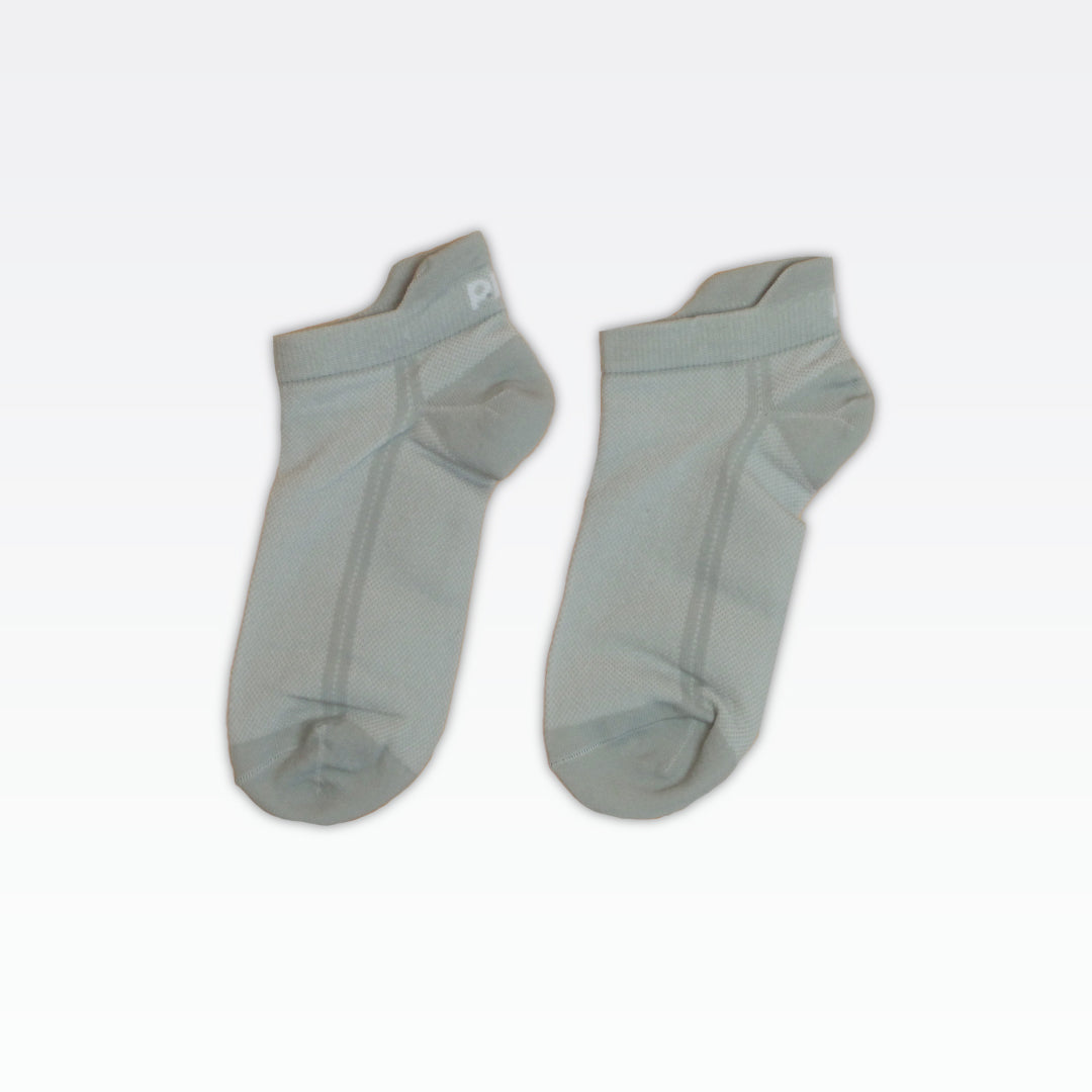 Peak Low Cut Socks (3 In 1) White/Khaki